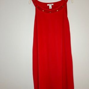 White House Black Market coral dress, size XL